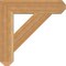 Ekena Millwork Traditional Craftsman Rough Sawn Bracket, Western Red Cedar, 4"W x 20"D x 20"H BKT04X20X20TRA04RWR - alternate 4